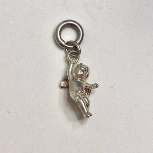 Tiffany and Co. Silver Cherub Angel Charm Pendant - Retired and Rare